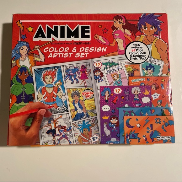 Anime Artist Set - Color & Design Comic Bk  Set - Horizon Group - New - Picture 5 of 5